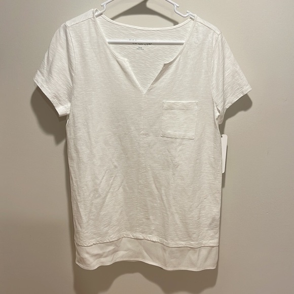 NWT Soft Surroundings Metaphor Tshirt White Small - Picture 2 of 7